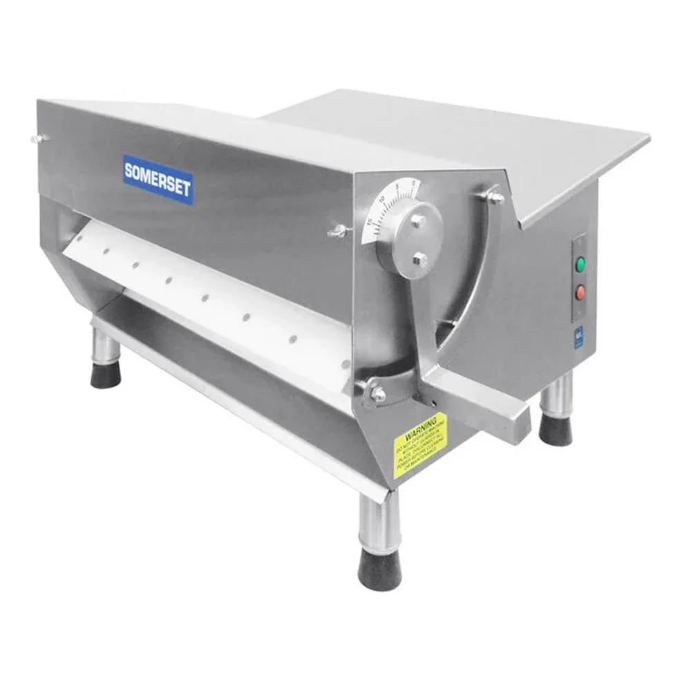 Somerset CDR-500 Countertop Single Pass Dough Sheeter, 20″ Synthetic Rollers, Side Operation, 3/4 Hp