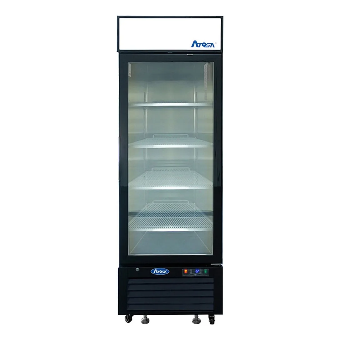 Atosa USA MCF8725GR 24" 1-Section Merchandiser Refrigerator w/ Glass Door, 11.1 cu. ft.
